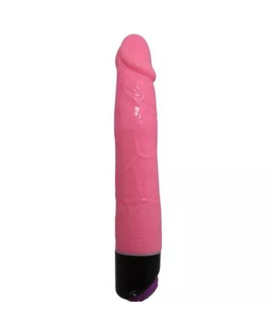 BAILE - VIBRATEUR RÉALISTE SEXE COLORÉ ROSE 23 CM