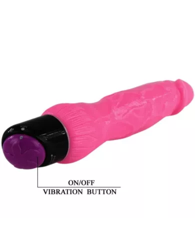 BAILE - VIBRATEUR RÉALISTE SEXE COLORÉ ROSE 24 CM