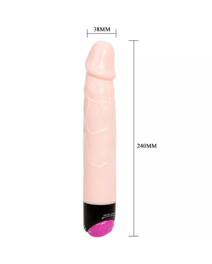 BAILE - VIBRATION ET ROTATION SEXUELLES COLORÉES 24 CM
