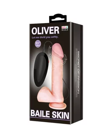 BAILE - VIBRATEUR RÉALISTE OLIVER AVEC FONCTION DE ROTATION