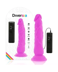 DIVERSIA - DILDO VIBRANT FLEXIBLE VIOLET 21 CM -O- 4.9 CM DIVERSIA - DILDO VIBRANT FLEXIBLE VIOLET 21 CM -O- 4.9 CM