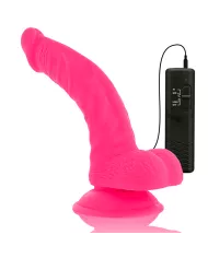 DIVERSIA - DILDO VIBRANT FLEXIBLE ROSE 21.5 CM -O- 4.5 CM