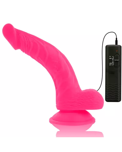 DIVERSIA - DILDO VIBRANT FLEXIBLE ROSE 21.5 CM -O- 4.5 CM