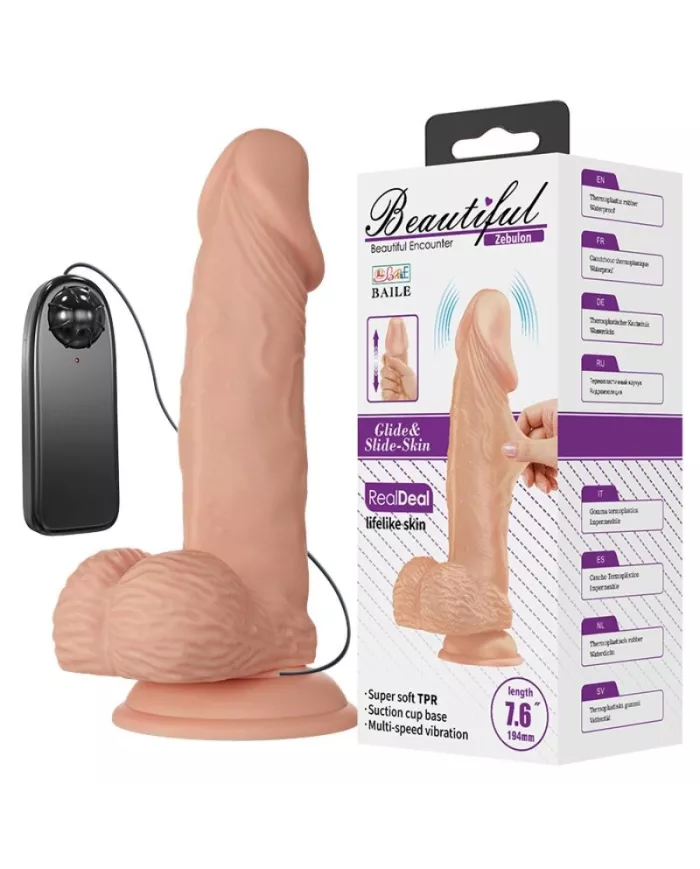 BAILE - BELLE RENCONTRE ZEBULON VIBRATION 19.4 CM NATUREL BAILE - BELLE RENCONTRE ZEBULON VIBRATION 19.4 CM NATUREL