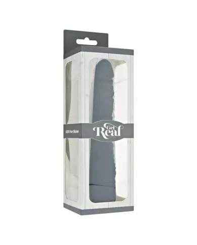GET REAL - VIBRATEUR SLIM CLASSIQUE NOIR
