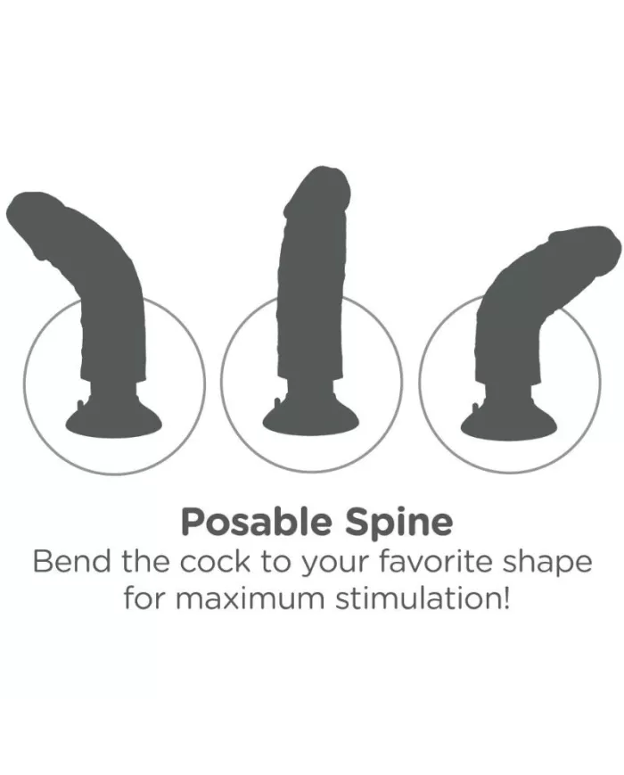 KING COCK - GODE VIBRATEUR 15.24 CM NATUREL KING COCK - GODE VIBRATEUR 15.24 CM NATUREL