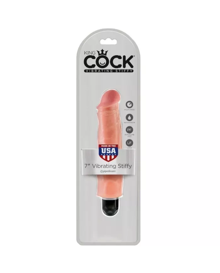 KING COCK - VIBRATEUR RIGIDE RÉALISTE 17.8 CM NATUREL KING COCK - VIBRATEUR RIGIDE RÉALISTE 17.8 CM NATUREL