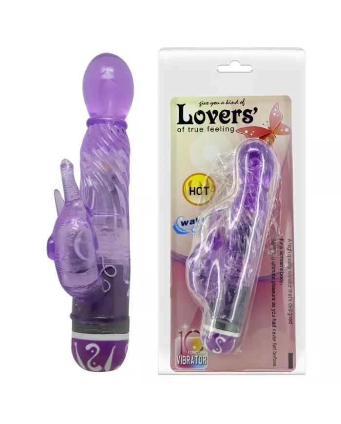 BAILE - VIBRATEUR  VITESSES MULTIPLES AVEC STIMULATEUR LILAS BAILE - VIBRATEUR  VITESSES MULTIPLES AVEC STIMULATEUR LILAS