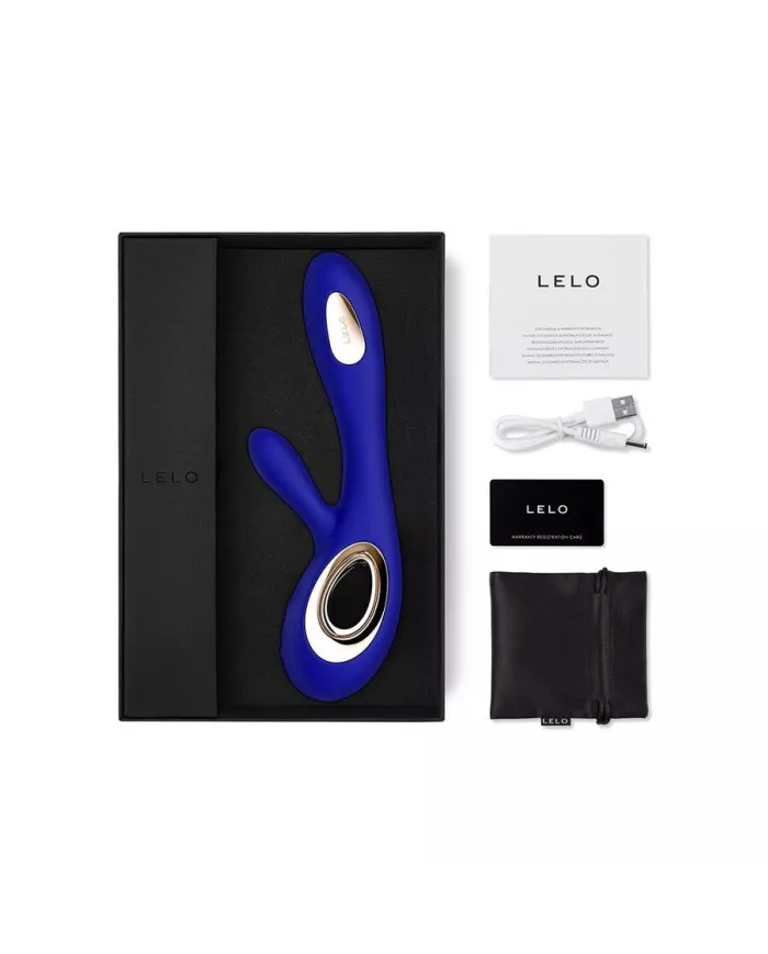 LELO - SORAYA WAVE VIBRATEUR RABBIT BLEU NUIT LELO - SORAYA WAVE VIBRATEUR RABBIT BLEU NUIT