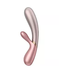 SATISFYER - VIBRATEUR HOT LOVER ROSE & BEIGE SATISFYER - VIBRATEUR HOT LOVER ROSE & BEIGE