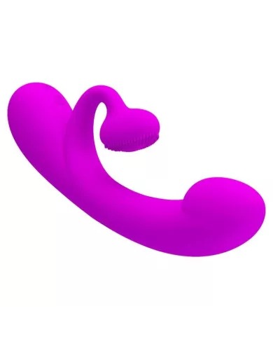 PRETTY LOVE - VIBRATEUR SINCÈRE ET ONDES STIMULANTES CLITORIDIENNES SILICONE VIOLET PRETTY LOVE - VIBRATEUR SINCÈRE ET ONDES STIMULANTES CLITORIDIENNES SILICONE VIOLET