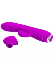 PRETTY LOVE - VIBRATEUR REGINA - ONDES STIMULANTES RECHARGEABLES VIOLET