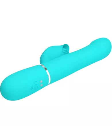 PRETTY LOVE - PERLES VIBRATEUR LAPIN VERT AQUA