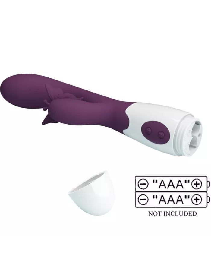 PRETTY LOVE - BUTTERFLY KISS VIBRATEUR RABBIT ET STIMULATEUR DE POINT G VIOLET PRETTY LOVE - BUTTERFLY KISS VIBRATEUR RABBIT ET STIMULATEUR DE POINT G VIOLET