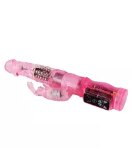BAILE - MINI ROTATEUR LAPIN ROSE AVEC SUPERSTIMULATEUR BAILE - MINI ROTATEUR LAPIN ROSE AVEC SUPERSTIMULATEUR