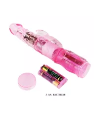 BAILE - MINI ROTATEUR LAPIN ROSE AVEC SUPERSTIMULATEUR BAILE - MINI ROTATEUR LAPIN ROSE AVEC SUPERSTIMULATEUR