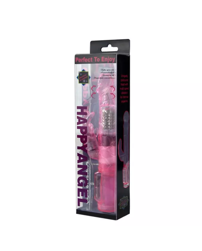 BAILE - MINI ROTATEUR LAPIN ROSE AVEC SUPERSTIMULATEUR BAILE - MINI ROTATEUR LAPIN ROSE AVEC SUPERSTIMULATEUR