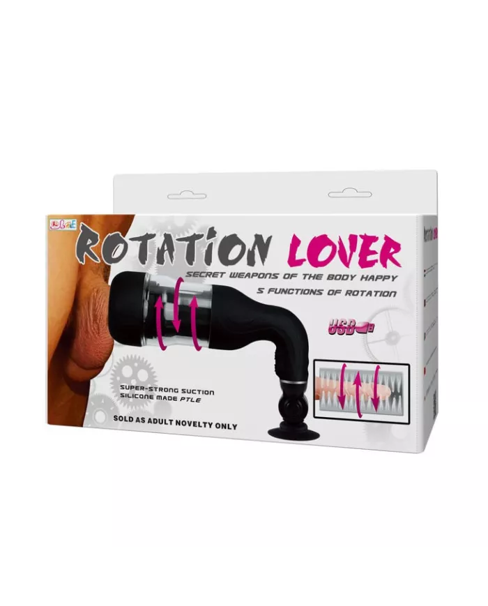 BAILE - MASTURBATEUR AUTOMATIQUE ROTATION LOVER AVEC SUPPORT BAILE - MASTURBATEUR AUTOMATIQUE ROTATION LOVER AVEC SUPPORT