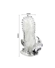 BAILE - BRAVE MAN RABBIT VIBRATEUR EXTENSION DE PÉNIS