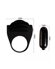 PRETTY LOVE - ANNEAU VIBRATEUR NOIR CHESTER PRETTY LOVE - ANNEAU VIBRATEUR NOIR CHESTER