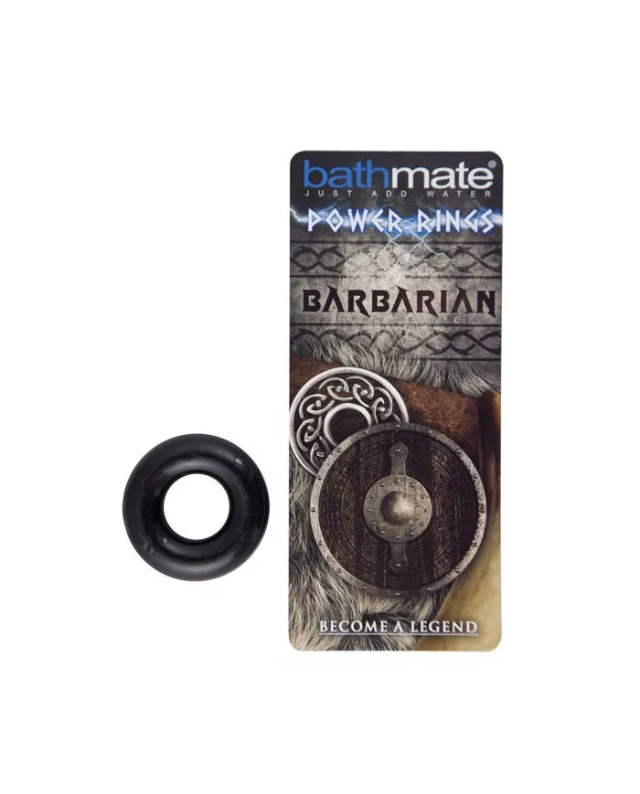 BATHMATE - ANNEAU DE PÉNIS NOIR BARBARE