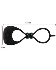 PRETTY LOVE - DOUBLE ANNEAU POUR PÉNIS ET TESTICULES PRETTY LOVE - DOUBLE ANNEAU POUR PÉNIS ET TESTICULES