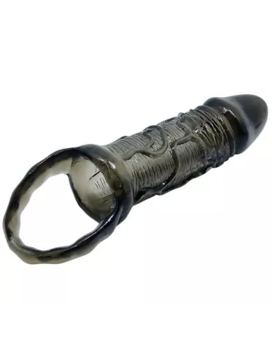 BAILE - GAINE DEXTENSION DE PÉNIS AVEC SANGLE POUR TESTICULES 11.5 CM