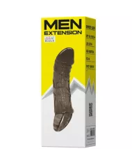 BAILE - GAINE DEXTENSION DE PÉNIS AVEC SANGLE POUR TESTICULES 11.5 CM