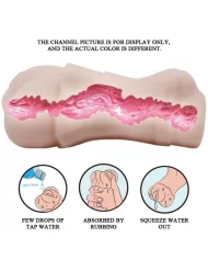 CRAZY BULL - MASTURBADEUR VAGIN PEAU D'EAU AVEC BALLE VIBRANTE 2 CRAZY BULL - MASTURBADEUR VAGIN PEAU D'EAU AVEC BALLE VIBRANTE 2