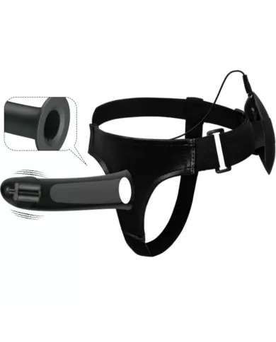 PRETTY LOVE - VITO STRAP ON AVEC GODE CREUX ET VIBRATION 17.3 CM PRETTY LOVE - VITO STRAP ON AVEC GODE CREUX ET VIBRATION 17.3 CM