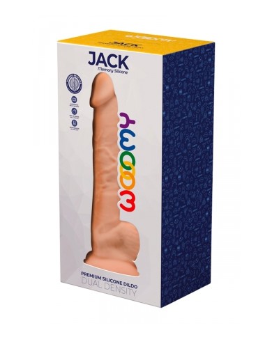 Gode silicone double densité Jack - Wooomy