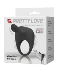 PRETTY LOVE - ANNEAU VIBRANT AVEC LANGUE PRETTY LOVE - ANNEAU VIBRANT AVEC LANGUE