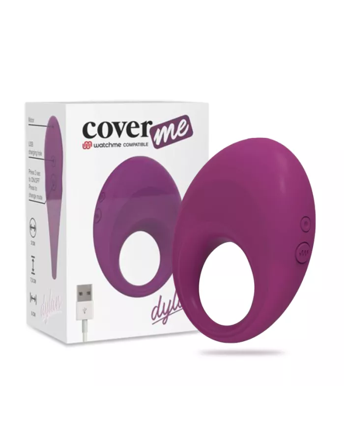 COVERME - BAGUE RECHARGEABLE DYLAN COMPATIBLE AVEC LA TECHNOLOGIE SANS FIL WATCHME