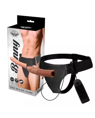 HARNESS ATTRACTION - RNES CREUX BENNY AVEC VIBRATEUR 15 CM -O- 4.5 CM
