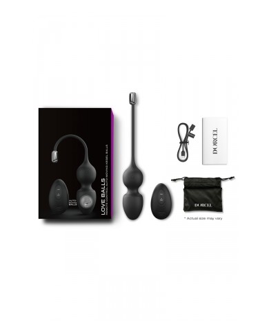 Love balls télécommandées noires - Dorcel