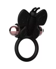 COQUETTE CHIC DESIRE - COCKRING PAPILLON AVEC VIBRATEUR NOIR/ OR COQUETTE CHIC DESIRE - COCKRING PAPILLON AVEC VIBRATEUR NOIR/ OR