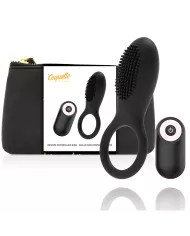COQUETTE CHIC DESIRE - COCKRING TÉLÉCOMMANDE RECHARGEABLE NOIR/ OR