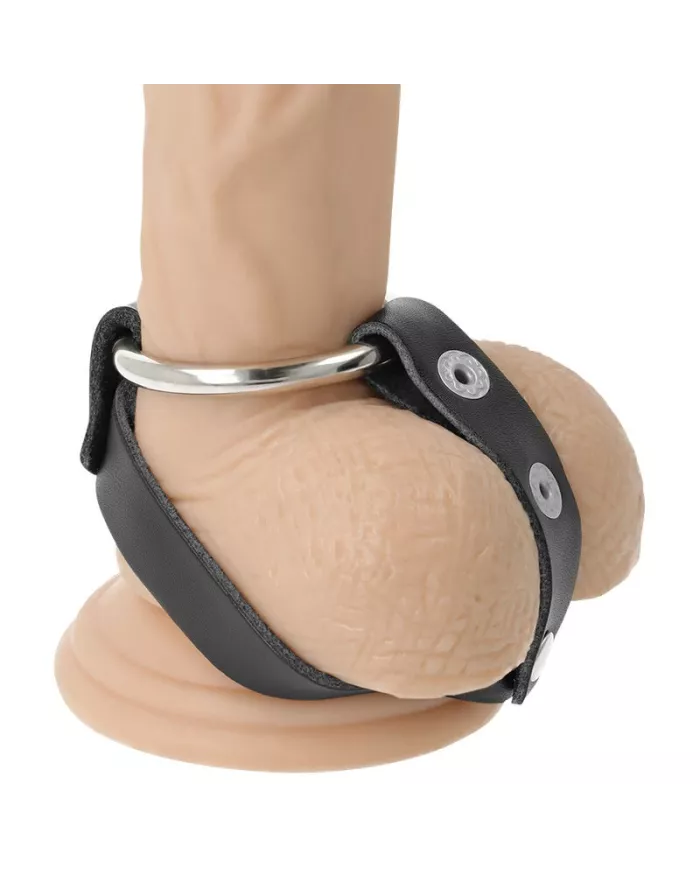 DARKNESS - ANNEAU DE BITE ET TESTICULE BDSM DARKNESS - ANNEAU DE BITE ET TESTICULE BDSM