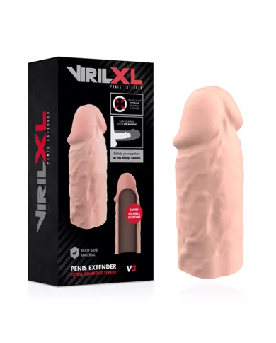 VIRILXL - EXTENSION NATURELLE DU PÉNIS EN SILICONE LIQUIDE V3