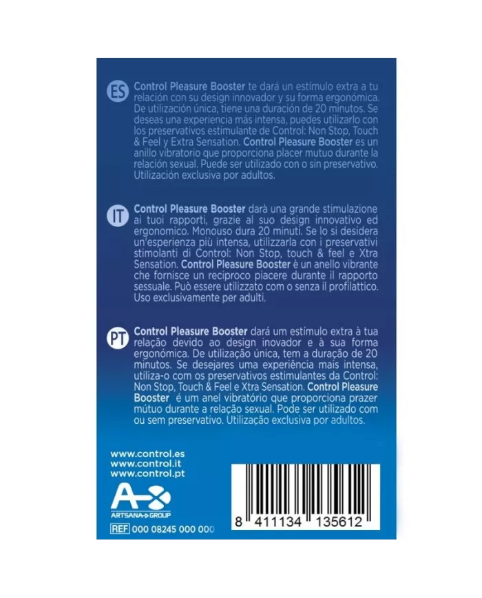 CONTROL - ANNEAU VIBRANT PLEASURE VIBES CONTROL - ANNEAU VIBRANT PLEASURE VIBES