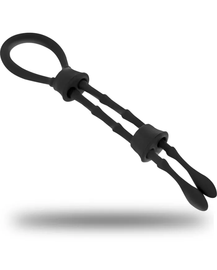 OHMAMA FETISH - ANNEAU CORDON COQ ET TESTICULES EN SILICONE OHMAMA FETISH - ANNEAU CORDON COQ ET TESTICULES EN SILICONE