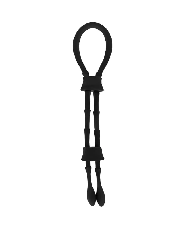 OHMAMA FETISH - ANNEAU CORDON COQ ET TESTICULES EN SILICONE OHMAMA FETISH - ANNEAU CORDON COQ ET TESTICULES EN SILICONE