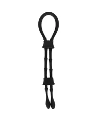 OHMAMA FETISH - ANNEAU CORDON COQ ET TESTICULES EN SILICONE OHMAMA FETISH - ANNEAU CORDON COQ ET TESTICULES EN SILICONE