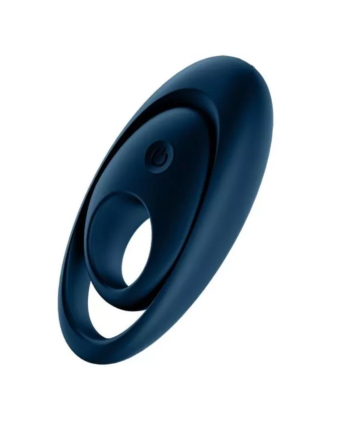SATISFYER - VIBRATEUR  ANNEAU GLORIOUS DUO BLEU
