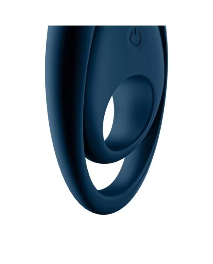 SATISFYER - VIBRATEUR  ANNEAU GLORIOUS DUO BLEU