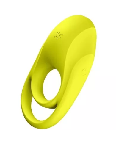 SATISFYER - VIBRATEUR  ANNEAU SPECTACULAIRE DUO JAUNE SATISFYER - VIBRATEUR  ANNEAU SPECTACULAIRE DUO JAUNE