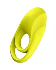 SATISFYER - VIBRATEUR  ANNEAU SPECTACULAIRE DUO JAUNE SATISFYER - VIBRATEUR  ANNEAU SPECTACULAIRE DUO JAUNE