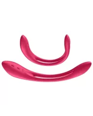 SATISFYER - VIBRATEUR MULTI ELASTIC JOY ROUGE