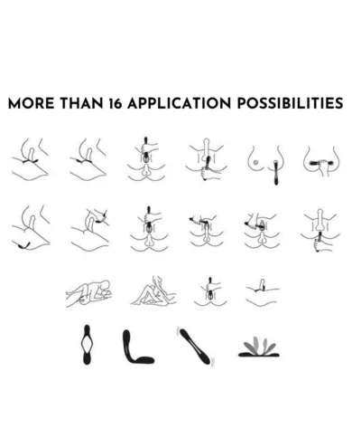 SATISFYER - VIBRATEUR MULTI ELASTIC JOY ROUGE