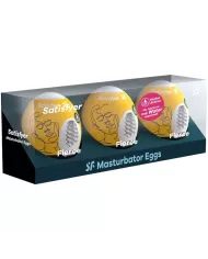 SATISFYER - 3 OEUFS MASTURBATEURS FIERCE SATISFYER - 3 OEUFS MASTURBATEURS FIERCE